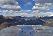 MONTE ZUCCO (1232 m) ad anello da casa-Zogno (300 m) con festa di fiori (17mar21)  - FOTOGALLERY